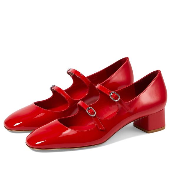 Stuart Weitzman Women Claris Mj 35 Pump Cherry 9 Medium